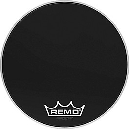 Remo Ebony Ambassador Crimplock Bass Drum Head 28 in. Remo Ebony Ambassador Crimplock Bass Drum Head 18 in.