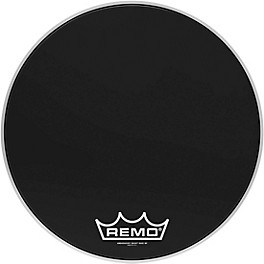 Remo Ebony Ambassador Crimplock Bass Drum Head 28 in. Remo Ebony Ambassador Crimplock Bass Drum Head 20 in.