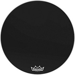 Remo Ebony Ambassador Crimplock Bass Drum Head 28 in. Remo Ebony Ambassador Crimplock Bass Drum Head 32 in.