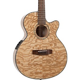 Mitchell MX430QAB Exotic Series Acoustic-Electr... Mitchell MX430QAB Exotic Series Acoustic-Electric Quilted Ash Burl Natural