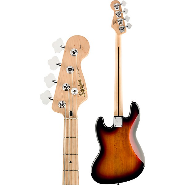 Squier Affinity Jazz Bass Limited Edition Pack with Fender Rumble 15W Bass Combo Amp 3-Color Sunburst