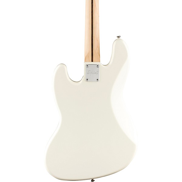 Squier Affinity Jazz Bass Limited Edition Pack with Fender Rumble 15W Bass Combo Amp Olympic White