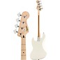 Squier Affinity Jazz Bass Limited Edition Pack with Fender Rumble 15W Bass Combo Amp Olympic White