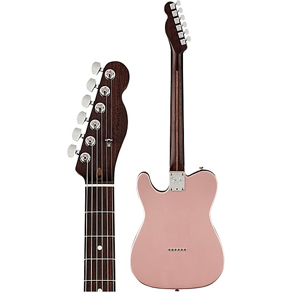 Clearance Fender American Professional Telecaster Rosewood Neck Limited Edition Electric Guitar Rose Gold