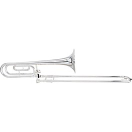 Blessing BTB1488 Performance Series Bb/F Large Bore Rotor Trombone Outfit with Closed Wrap Silver plated Yellow Brass Bell