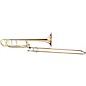 Blessing BTB-1488 Performance Series Bb/F Large Bore Rotor Trombone Outfit With Open Wrap Clear Lacquer Rose Brass Bell thumbnail