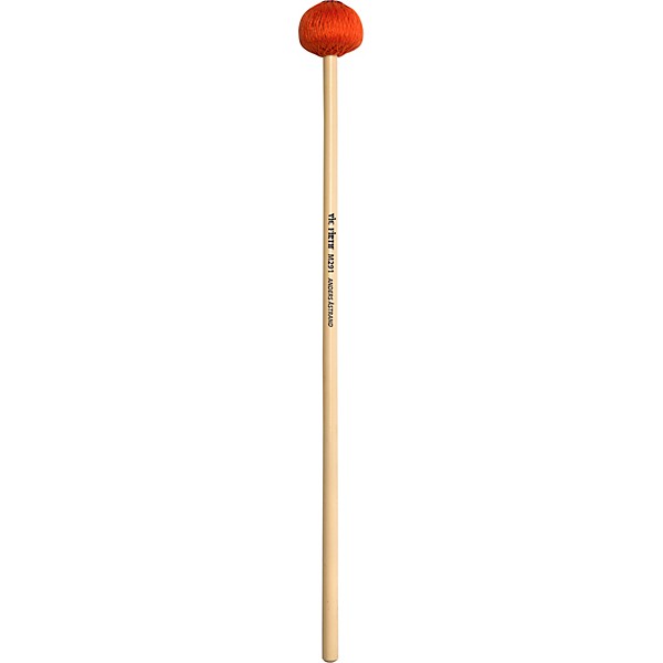 Vic Firth Anders Astrand Signature Rattan Handle Mallet Medium Soft Orange Cord