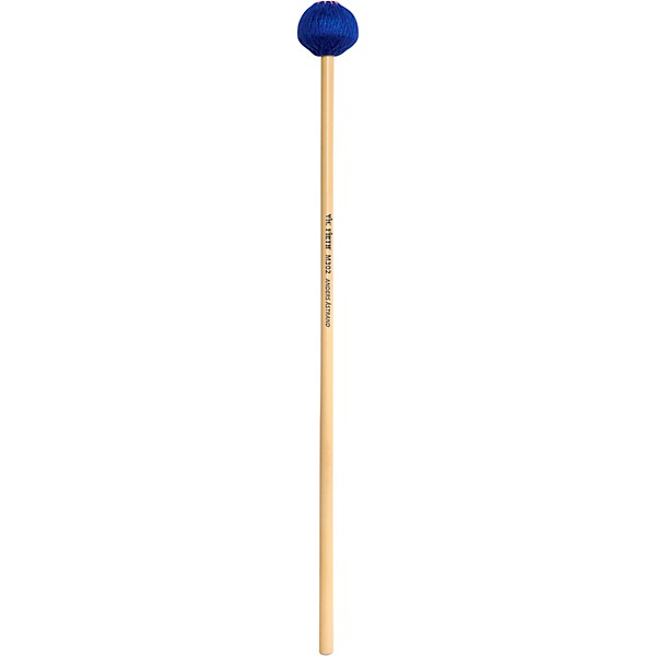 Vic Firth Anders Astrand Signature Rattan Handle Mallet Hard Blue Cord
