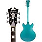D'Angelico Premier Series DC Boardwalk Semi-Hollow Electric Guitar with Seymour Duncan P90s Ocean Turquoise