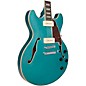 D'Angelico Premier Series DC Boardwalk Semi-Hollow Electric Guitar with Seymour Duncan P90s Ocean Turquoise