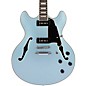 Open Box D'Angelico Premier Series DC Boardwalk Semi-Hollow Electric Guitar with Seymour Duncan P90s Level 1 Ice Blue Metallic thumbnail
