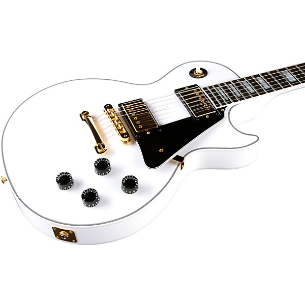 Gibson Custom Les Paul Custom Electric Guitar Alpine White