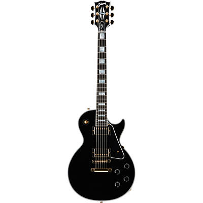 Gibson Custom Les Paul Custom Electric Guitar Ebony for sale