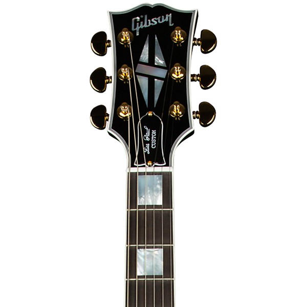 Gibson Custom Les Paul Custom Electric Guitar Ebony