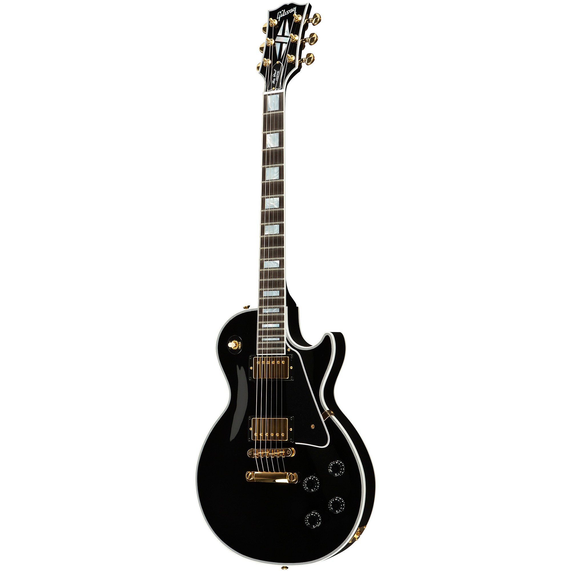 ギター Gibson Custom Shop Les Paul Custom Gibson Custom Shop 1974 Les Paul Custom Reissue VOS Ebony 9.1