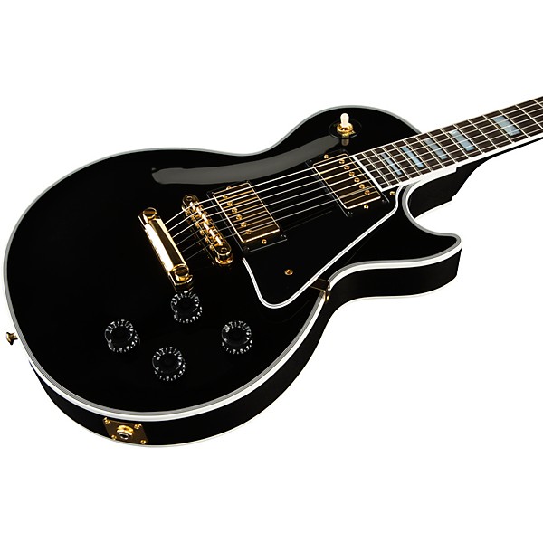 Gibson Custom Les Paul Custom Electric Guitar Ebony