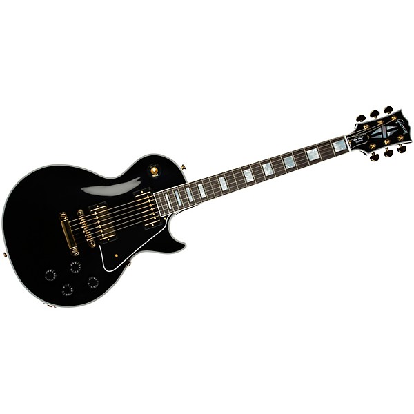 Gibson Custom Les Paul Custom Electric Guitar Ebony