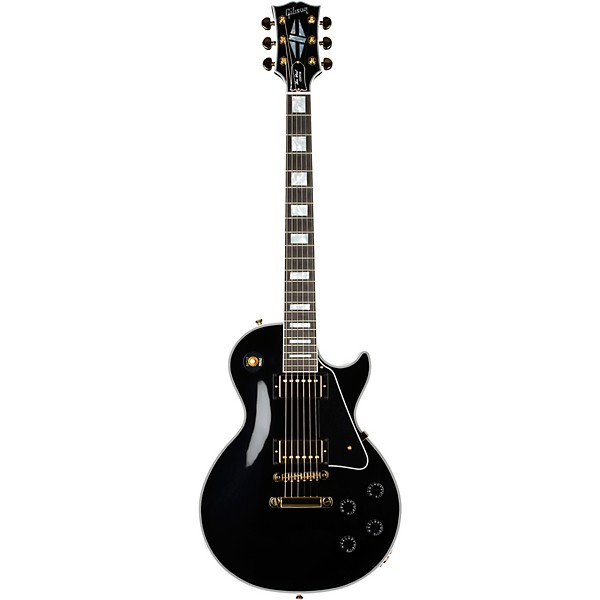 Gibson Custom Les Paul Custom Electric Guitar Ebony