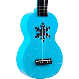 Mahalo Snowflake Soprano Ukulele Glacier Blue