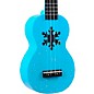 Mahalo Snowflake Soprano Ukulele Glacier Blue thumbnail