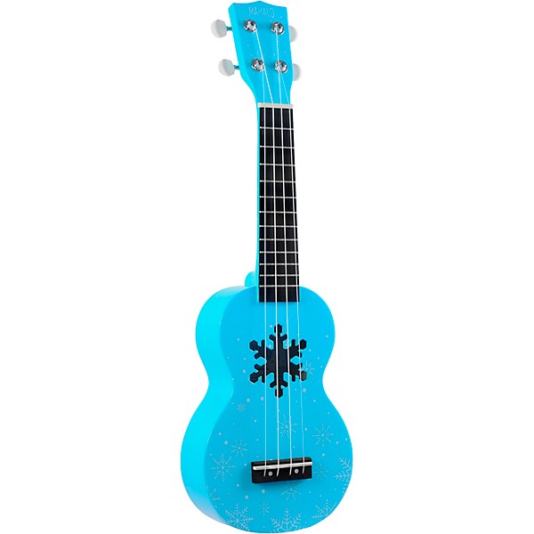 Mahalo Snowflake Soprano Ukulele Glacier Blue