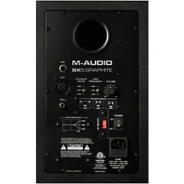 Open Box M-Audio BX5 Graphite 5" Powered Studio Monitor Level 1