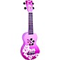 Mahalo Hibiscus Flower Soprano Ukulele Purple