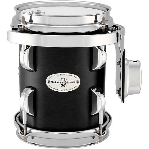 Black Swamp Percussion Concert Tom in Satin Concert Black Stain 6 in.