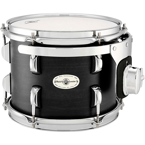 Black Swamp Percussion Concert Tom in Satin Concert Black Stain 10 in.