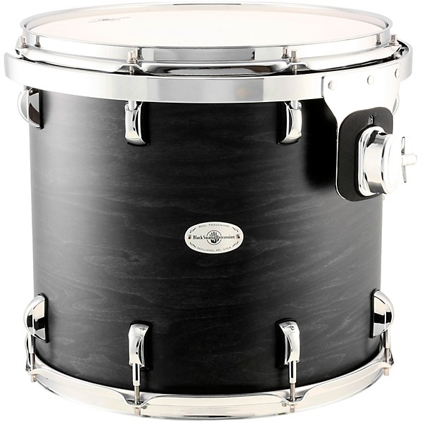 Black Swamp Percussion Concert Tom in Satin Concert Black Stain 15 in.
