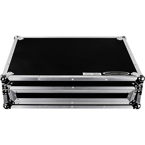 Odyssey FRPRIME4 Flight Ready Case for Denon DJ Prime 4 Controller Black/Chrome
