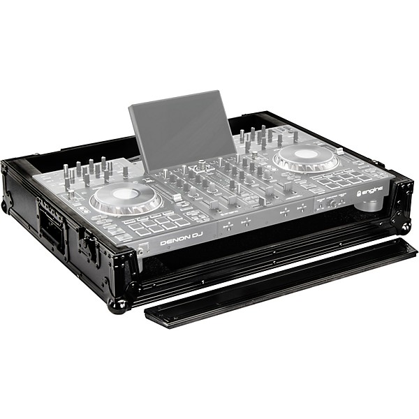 Odyssey FRPRIME4 Flight Ready Case for Denon DJ Prime 4 Controller Black/Chrome