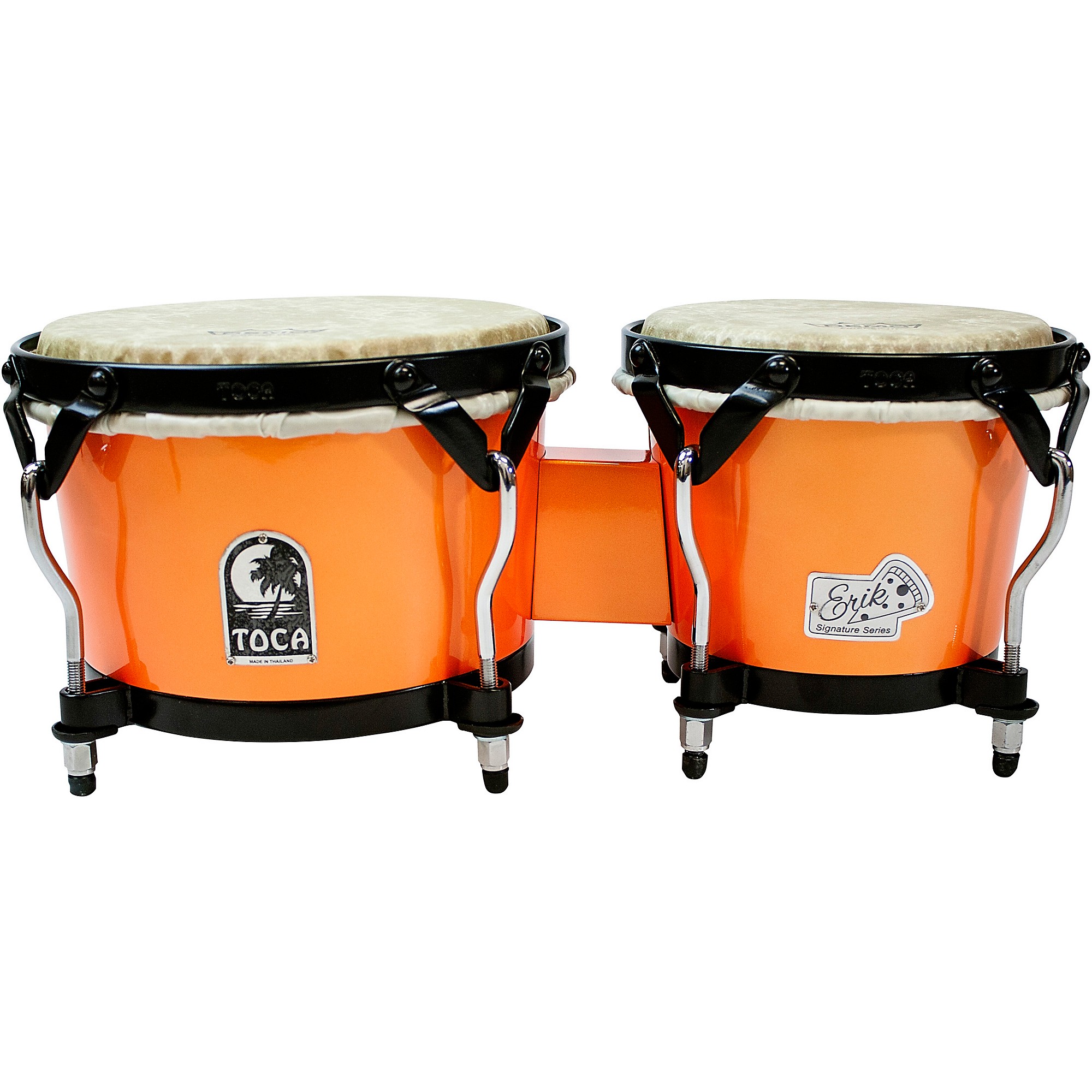 TOCA ボンゴ Toca Erik Piza Signature Series Bongos 7 and 9 in. Orange | Guitar
