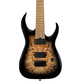 Jackson Pro Series Signature Misha Mansoor Juggernaut HT7P Black Burst Burl