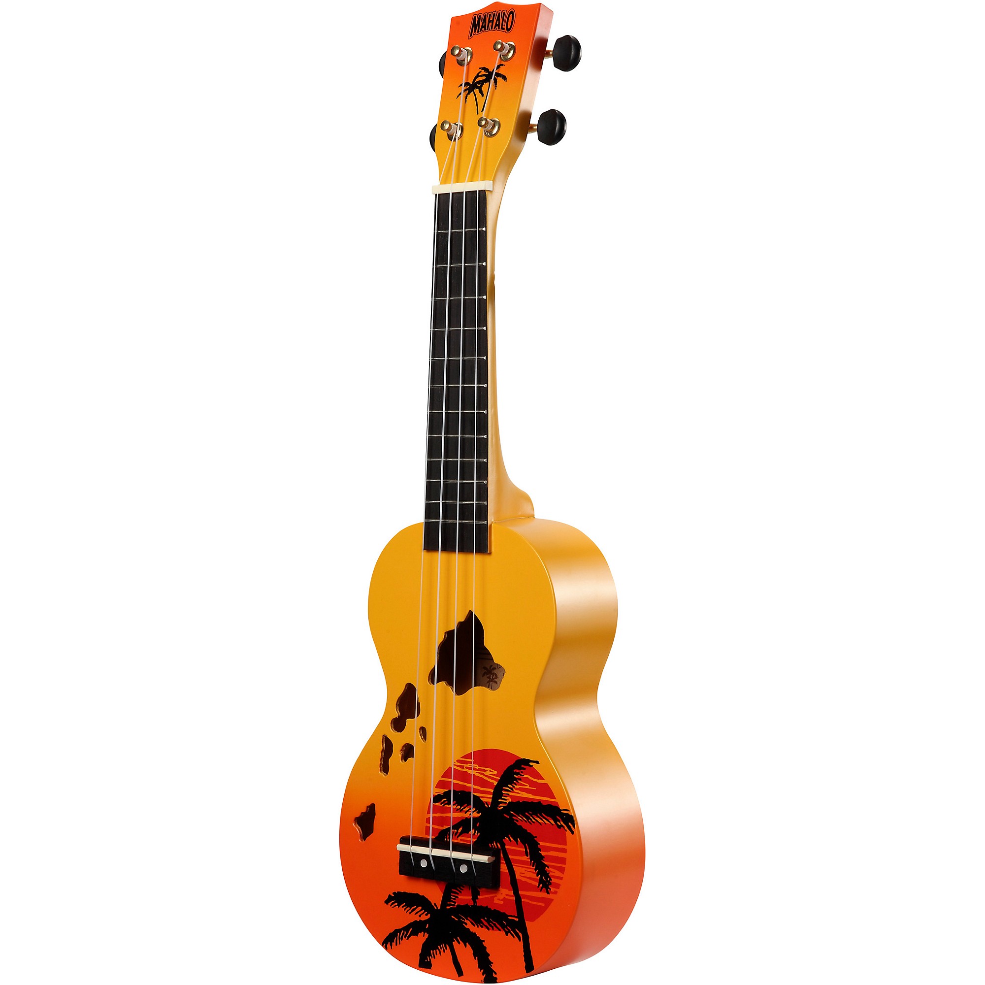 高感度ショップで2023年売れたブランド Mahalo Hawaii Islands Soprano Ukulele Orange | Guitar Center トップス