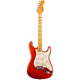 Fender Custom Shop 55 Dual-Mag Stratocaster Journeyman Relic Maple Fingerboard Limited Edition Electric Guitar Super Faded Aged Candy Apple Red