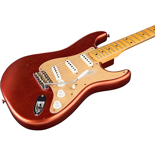 Fender Custom Shop 55 Dual-Mag Stratocaster Journeyman Relic Maple Fingerboard Limited Edition Electric Guitar Super Faded...