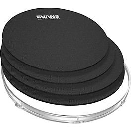 Evans SoundOff Drum Mute Pack, Rock Black