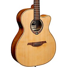 Lag Guitars Tramontane HyVibe THV30DCE Dreadnought Acoustic