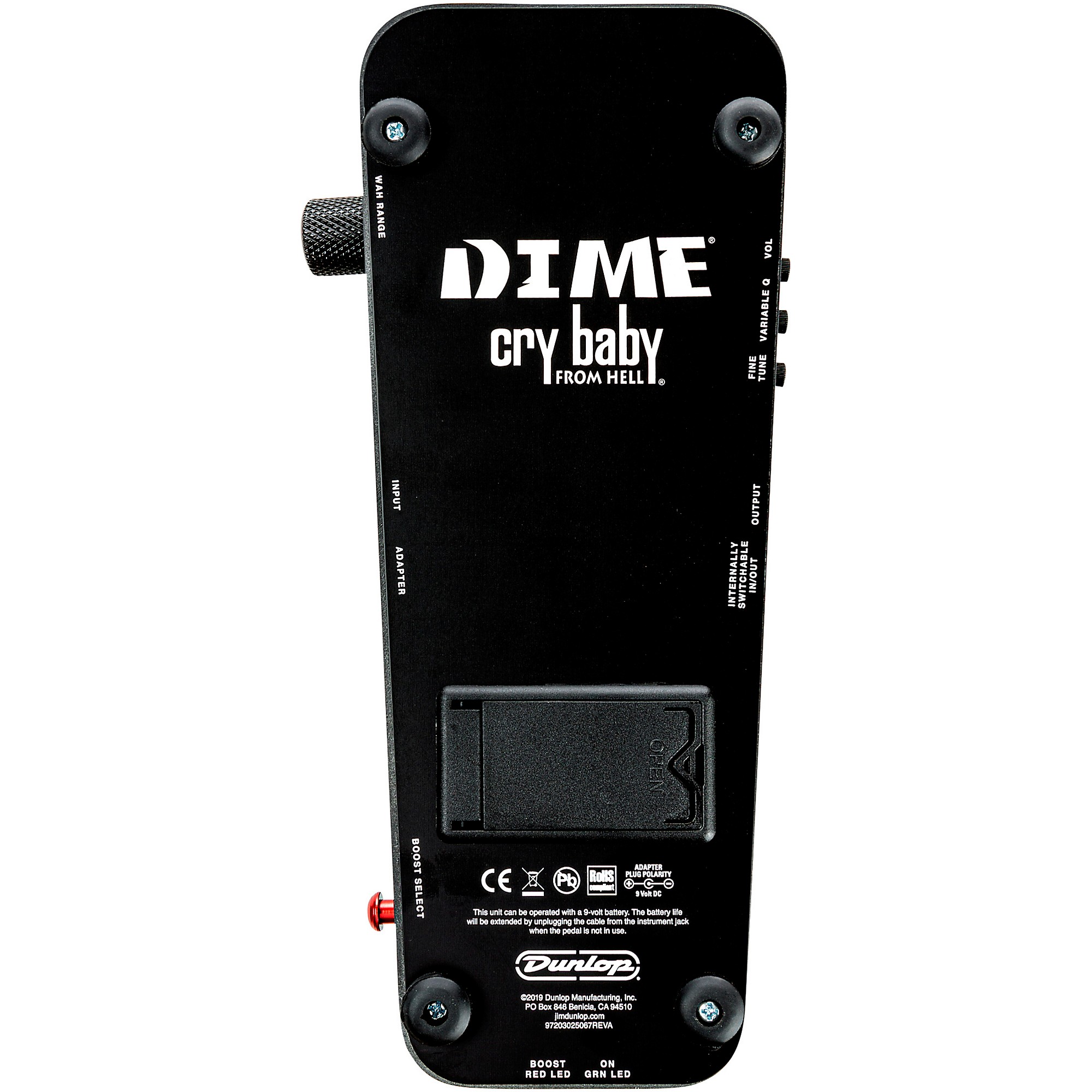 Dunlop DB01B Dimebag Cry Baby from Hell Wah Effects Pedal | Guitar