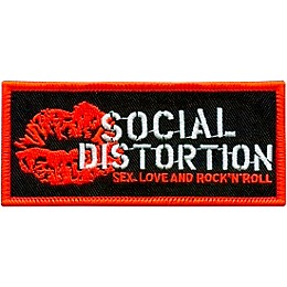C&D Visionary Social Distortion Lip logo Patch