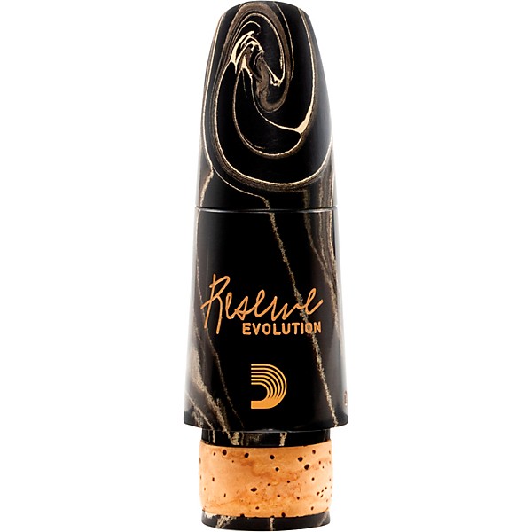 Open Box D'Addario Woodwinds Reserve Evolution Clarinet Marble Mouthpiece, EV10 Level 2 1.08 mm 190839927415
