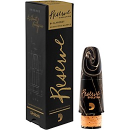 Open Box D'Addario Woodwinds Reserve Evolution Clarinet Marble Mouthpiece, EV10 Level 2 1.08 mm, Black 194744038280
