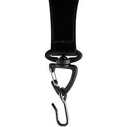 Protec Leather Bassoon Non-Slip Seat Strap with Lockable Hook Black Single Hook
