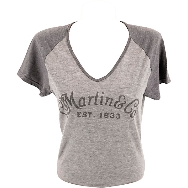 Martin Women's Basic Logo T-Shirt - Heather Gray Small