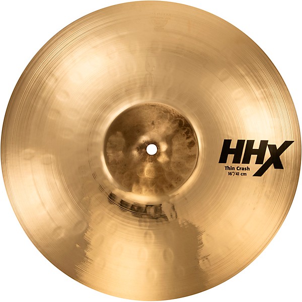 SABIAN HHX Thin Crash Cymbal, Brilliant 16 in.