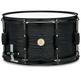 TAMA Woodworks 14x8" Poplar Snare Drum Black Oak Wrap TAMA Woodworks 14x8" Poplar Snare Drum Black Oak Wrap