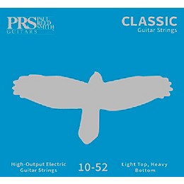 PRS Classic Electric Guitar Strings, Light Top/Heavy Bottom (.010-.052)