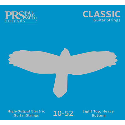 Prs Classic Electric Guitar Strings, Light Top/Heavy Bottom (.010-.052) for sale
