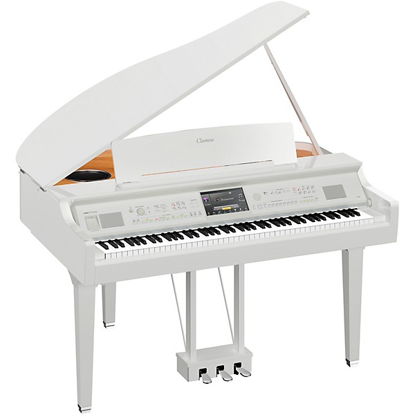 Yamaha Clavinova CVP-809 Digital Grand Piano With Bench Polished White